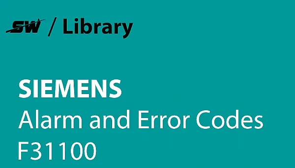 Как устранить аварийный сигнал Siemens F31100?