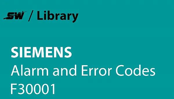 Как устранить ошибку F30001 в системе Siemens?
