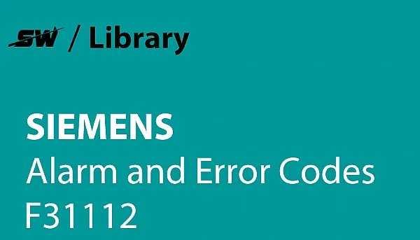 Как устранить ошибку F31112 в системе Siemens?