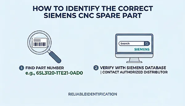 Как определить подходящую запасную часть для ЧПУ Siemens